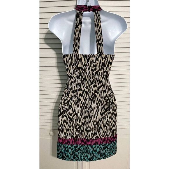 Nanette Lenore Silk Printed Mini Dress White 0‎ - Picture 15 of 16